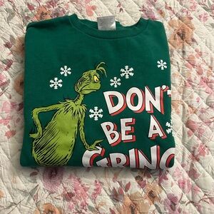 Festive Green Grinch Sweatshirt